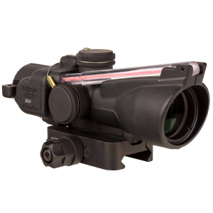 Trijicon ACOG 3x24 Low Height Dual Illum Red Horseshoe/Dot .223/55gr. Ballistic Compact Riflescope w/Q-LOC Mount TA50-C-400354 - Trijicon