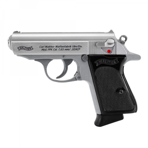 Walther Arms PPK .32 ACP Stainless 3.3" Barrel Pistol w/(2) 7rd Magazines 4796020 - Walther Arms