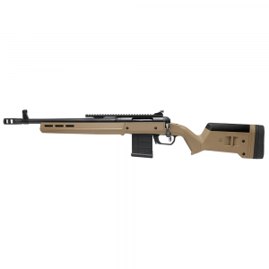 Savage Arms 110 Magpul Scout FDE LH .308 Win 18" 1:8" 5/8x24 Bbl FDE Left Hand BA Rifle w/(1) 10rd Mag, Muzzle Brake & Magpul Hunter Stock 58197 - Savage Arms