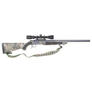 CVA Accura MR-X .50 Cal 26" 3/4x24 Bbl Sniper Grey/True Timber Strata Break Action Inline Muzzleloader w/Knous Pro 3-9x40 Scope & Soft Case PR6223NSC - Cva Ml