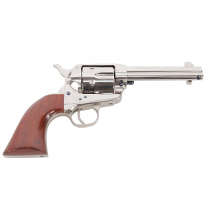 Uberti 1873 Cattleman Nickel .45 Colt 4.75" Bbl F/N Plated Steel NM 6rd Revolver 344102 - Uberti