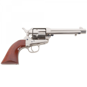 Uberti 1873 Cattleman Nickel .45 Colt 5.5" Bbl F/N Plated Steel NM 6rd Revolver 344112 - Uberti