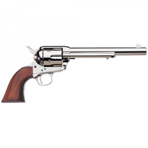 Uberti 1873 Cattleman Nickel .45 Colt 7.5" Bbl F/N Plated Steel NM 6rd Revolver 344152 - Uberti