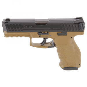 HK VP9 9mm FDE Pistol w/(2) 10rd Mags, (2) Add'tl Backstraps, & (2) Add'tl Sets of Lateral Grip Plates 81000227 - Heckler & Koch