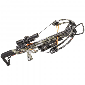 Wicked Ridge Raider 400 De-Cock Peak XT Crossbow w/Rope-Sled, Adjustable Stock, & Pro-View Scope WR23005-4525 - Wicked Ridge Crossbows