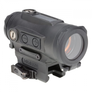 Holosun HE530C-GR Titanium Green Multi-Reticle Circle Dot 30mm Reflex Sight w/ Solar Failsafe, Shake Awake, and QD Mount - HE530C-GR - Holosun