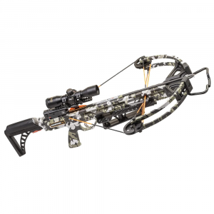 Wicked Ridge Rampage XS Peak Camo Crossbow w/Rope Sled, Adjustable Stock, & Pro-View Scope WR23015-4525 - Wicked Ridge Crossbows