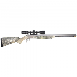 CVA OPTIMA V2 .50 Cal 26" 1:28" Bbl SS/Excape Break Action Inline Muzzleloader w/KonusPro 3-9x40 BDC, DuraSight Mounts, & Soft Case PR2040SSC - Cva Ml