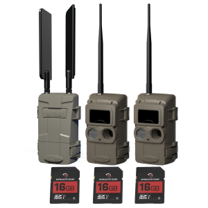 Cuddeback CuddeLink L Series 2+1 Starter Kit Black Flash AT&T-Verizon w/3pk SD Cards KT-002 - Cuddeback