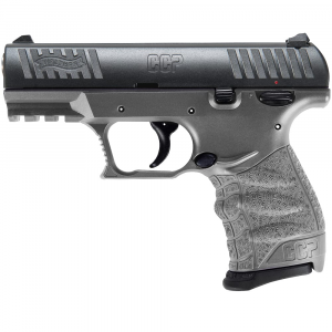 Walther Arms CCP M2+ 9mm 3.54" Bbl Tungsten Gray Pistol w/(2) 8rd Mags 5083505 - Walther Arms