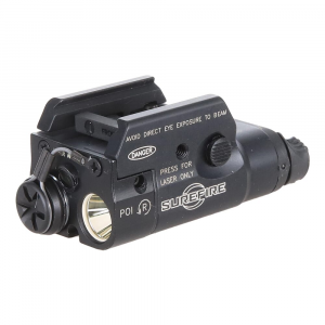 SureFire XC2-B Ultra-Compact 300 LU Pistol Light w/635nM Red Laser & T-Slot Rail Mount XC2-B-RD - Surefire