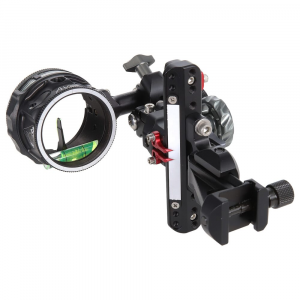 AXCEL LANDSLYDE Plus Slider Pic Mount w/AVX-41 Scope, "T", Rheostat Cover, Torque Ind., Crosshair 1-Pin .019 Grn Fiber Blk Bow Sight ALNP-P119-4GB - Axcel Archery