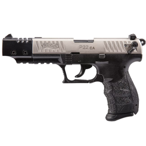 Walther P22 .22LR CA Nickel Target Pistol 5120337 - Walther Arms