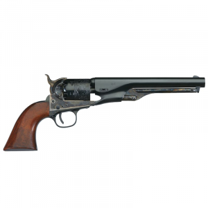 Uberti 1861 Navy Steel .36 Cal 7.5" Bbl 6rd C/H Frame Brass B/S & T/G Black Powder Revolver 340500 - Uberti