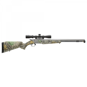 CVA WOLF V2 .50 Cal 1:28" Bbl SS/Realtree Edge Break Action Inline Muzzleloader w/KonusShot 3-9x32, DuraSight Mounts, & Soft Case PR2118SSC - Cva Ml