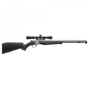 CVA WOLF V2 .50 Cal 28" 1:28" Bbl SS/Black Break Action Inline Muzzleloader w/KonusPro 3-9x40, DuraSight Z-2 Mounts, & Accessories PR2117SVPS - Cva Ml