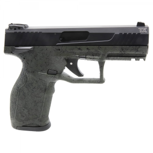 Taurus TX22 22LR 4" Green Splatter Black/Bk Pistol w/(2)10rd Mags 1-TX22141SP2-10 - Taurus