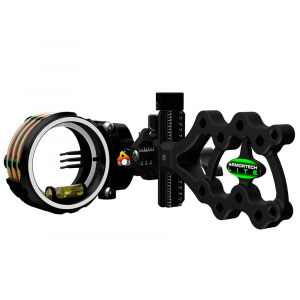 AXCEL Archery ArmorTech Lite Sight 41mm Scope 3pin .019 Non-Dampened Fixed Mount Black Bow Sight AALF-N319-4BK - Axcel Archery