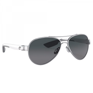Costa Loreto Palladium Frame Sunglasses w/Gray Gradient 580G Lenses 06S4006-40063456