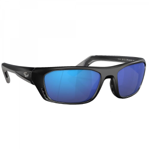 Costa Whitetip Pro Matte Black Frame Sunglasses w/Blue Mirror 580G Lenses 06S9115-91150157