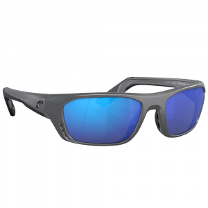 Costa Whitetip Pro Matte Gray Frame Sunglasses w/Blue Mirror 580G Lenses 06S9115-91150757