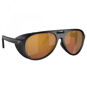 Costa Grand Catalina Matte Black Frame Sunglasses w/Gold Mirror 580G Lenses 06S9117-91170559