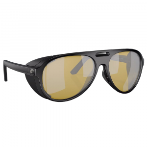 Costa Grand Catalina Matte Black Frame Sunglasses w/Sunrise Silver Mirror 580G Lenses 06S9117-91170459
