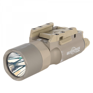 SureFire X300 Turbo 500 LU High-Candela 6V Tan WeaponLight w/Universal/Picatinny Lever Latch Mount X300T-A-TN - Surefire