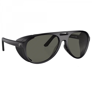 Costa Grand Catalina Matte Black Frame Sunglasses w/Gray 580G Lenses 06S9117-91170659