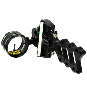 AXCEL Archery AccuHunter Slider 41mm Scope w/"T" Non-Dampened Single-Pin .019 Green Fiber Black Bow Sight ACHN-N119-4GB - Axcel Archery