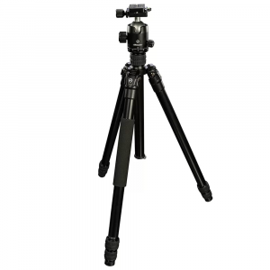 Athlon Midas AL28 Aluminum Tripod w/28mm Max Leg Dia, 36mm Ball Head, Spiked Feet & Carrying Case 706009