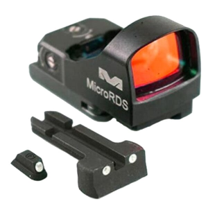 Meprolight microRDS CZ Shadow 1/2 Red Dot Sight Full Kit w/Backup Night Sight Set & QD Adapter 88070509 - Meprolight Usa