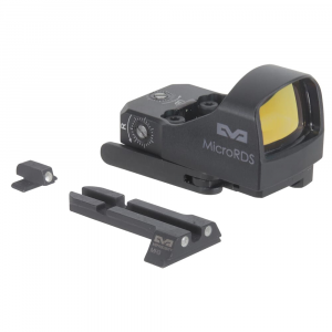 Meprolight microRDS Springfield XD Models/Hellcat Red Dot Sight Full Kit w/Backup Night Sight Set & QD Adapter 88070510 - Meprolight Usa