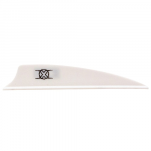 Bohning X Vane 2.25" Shield Cut White 1000pk 10773WH225