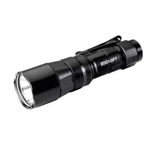 SureFire Everyday Carry 1 Dual-Fuel Turbo 500 LU Black LED Flashlight EDC1-DFT-BK - Surefire