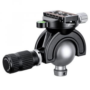 Leofoto MH-50S Arca Compatible Panning Ball Head for SA Series Tripod w/Handlebar Control MH-50S-FOR-SA-TRIPOD