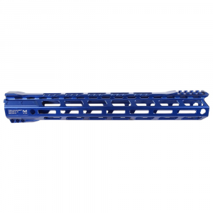 RISE Armament RA-905 13.5" Patriot Blue Skeletonized AR-15 M-LOK Handguard RA-905-135-BLU - Rise Armament