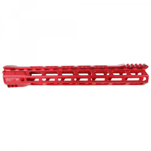 RISE Armament RA-905 13.5" RISE Red Skeletonized AR-15 M-LOK Handguard RA-905-135-RR - Rise Armament