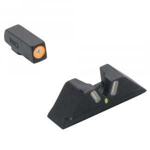 Meprolight Hyper-Bright V-Sight GLOCK Orange Ring/Green Fixed Pistol Sight Set 402143131 - Meprolight Usa