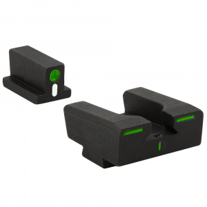 Meprolight Tru-Dot Glock (All Models) Green/Green R4E Pistol Sight Set 122243101 - Meprolight Usa