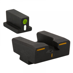 Meprolight Tru-Dot Glock (All Models) Green/Orange R4E Pistol Sight Set 122243301 - Meprolight Usa