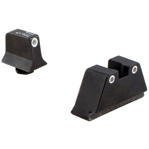 Trijicon Bright & Tough 3-Dot WHT Outline/GRN Front/YLW Rear Night Sight Suppressor Set for Large Frame Glock Models 600691 - Trijicon