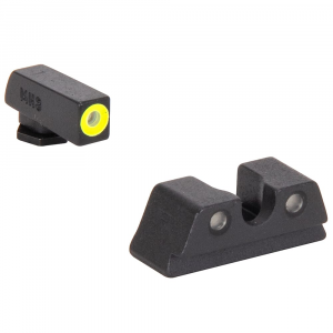 Meprolight Hyper-Bright Taurus GX4 Yellow Ring/Green Fixed Pistol Sight Set 465013121 - Meprolight Usa