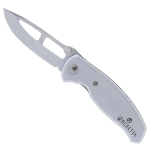 Beretta AirLight III 2.5" Folding Blade Knife w/Silver Aluminum Handle JK008A01 - Beretta