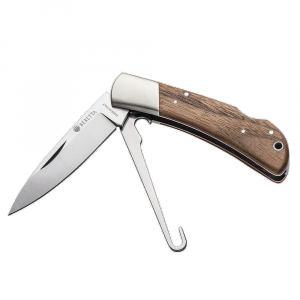 Beretta Nyala 3" Folding Blade Knife w/Walnut Handle & Bird Hook CO251A273508B4 - Beretta