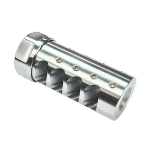 APA Gen 3 Little Bastard Self Timing Muzzle Brake 5/8x24 6mm Stainless Steel - American Precision Arms