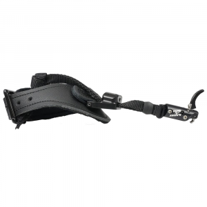 T.R.U. Ball Archery Short-N-Sweet'R Hybrid Hybrid Trigger Cinch Web Buckle Strap Black Large Release SSHB-BK-L - T.R.U. Ball Archery