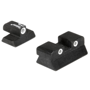 Trijicon Bright & Tough 3-Dot Green Front/Orange Rear Night Sight Set for Browning Hi-Power 600134 - Trijicon