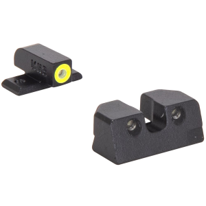Meprolight Hyper-Bright FN 509 Fixed Yellow Ring/Green Dot Tritium Illum Pistol Sight Set 0408893121