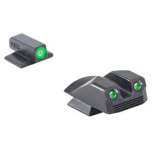 Meprolight Hyper-Bright Kimber Micro/Micro9 Fixed Green Ring/Dot Tritium Illum Pistol Sight Set 0412293111 - Meprolight Usa